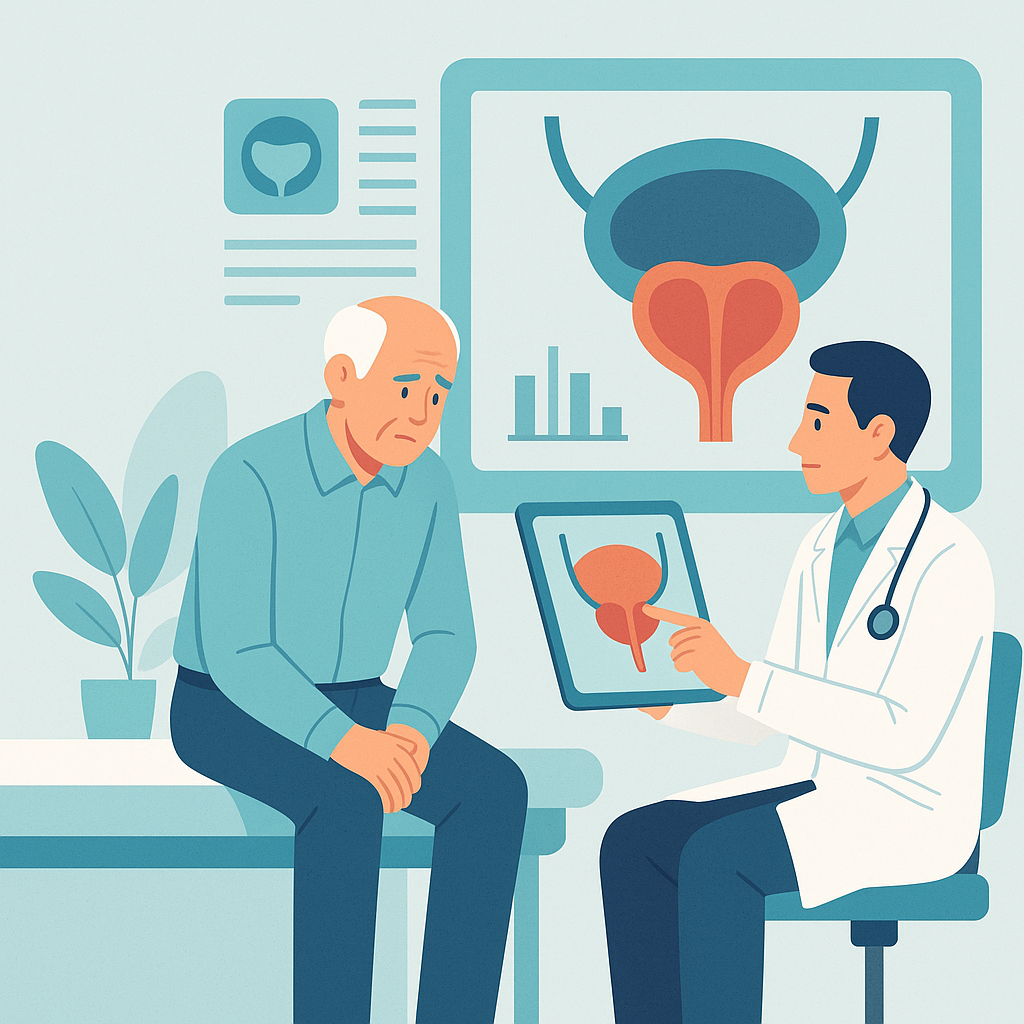 Illustration medicale - Nouveautés dans la prise en charge de l'hyperplasie bénigne de la prostate et de l'hyperactivité vésicale