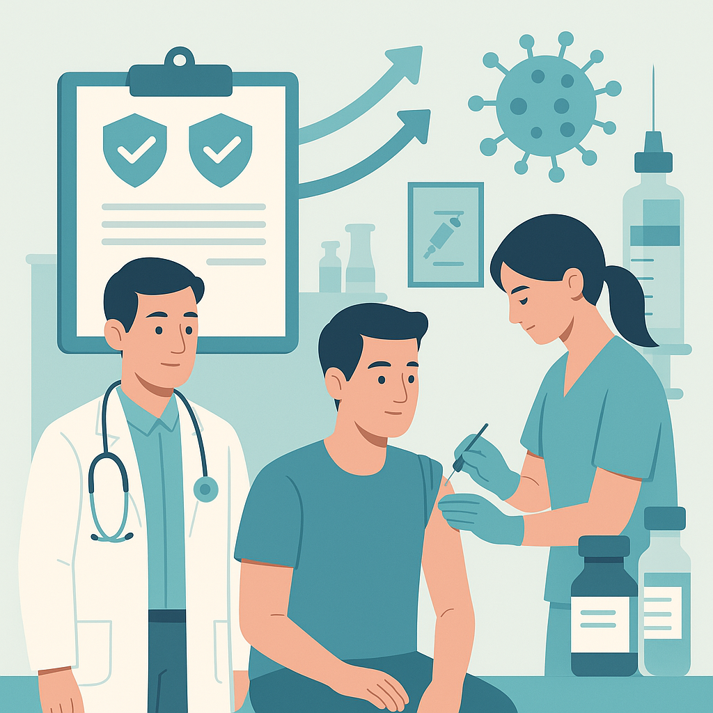 Illustration medicale - Nouveautés dans les recommandations vaccinales concernant les internes en médecine