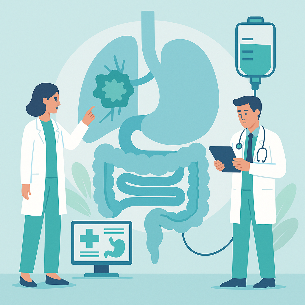 Illustration medicale - Nouveautés en Cancérologie Digestive