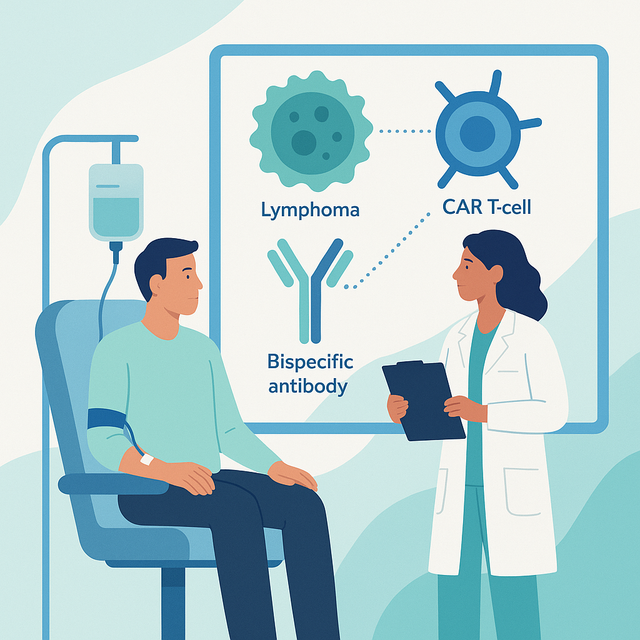 Nouveautés en Hématologie : Les traitements par CAR T-cells et par anticorps bispécifiques : Avancées et perspectives dans les lymphomes