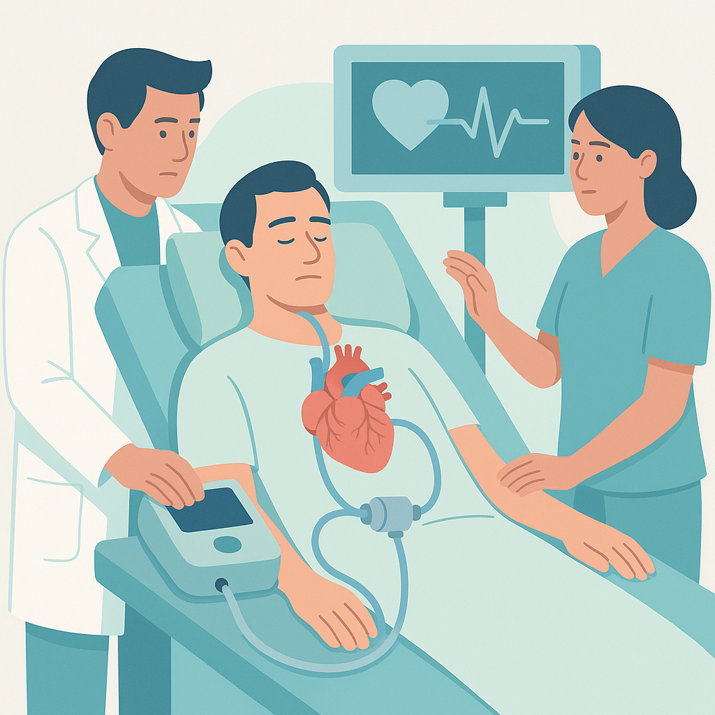 Illustration medicale - Nouvelles Assistances Circulatoires