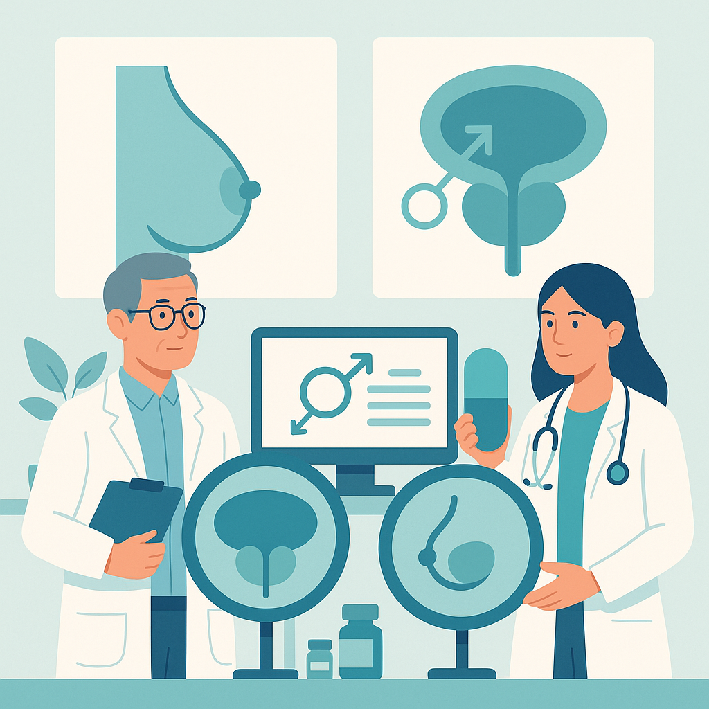 Illustration medicale - Nouvelles hormonothérapies en oncologie