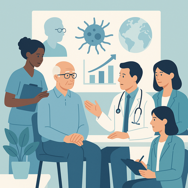 Onco-gériatrie : une prise en soin collaborative et pluridisciplinaire des patients âgés atteints de cancer.