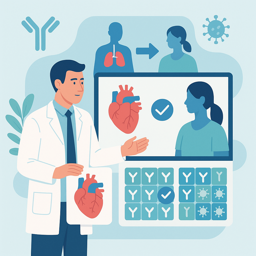 Illustration medicale - Place des nouveaux outils d'évaluation de la compatibilité HLA en transplantation d'organe