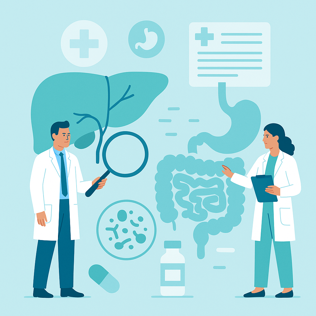 Illustration medicale - Préface du dossier hépato-gastro