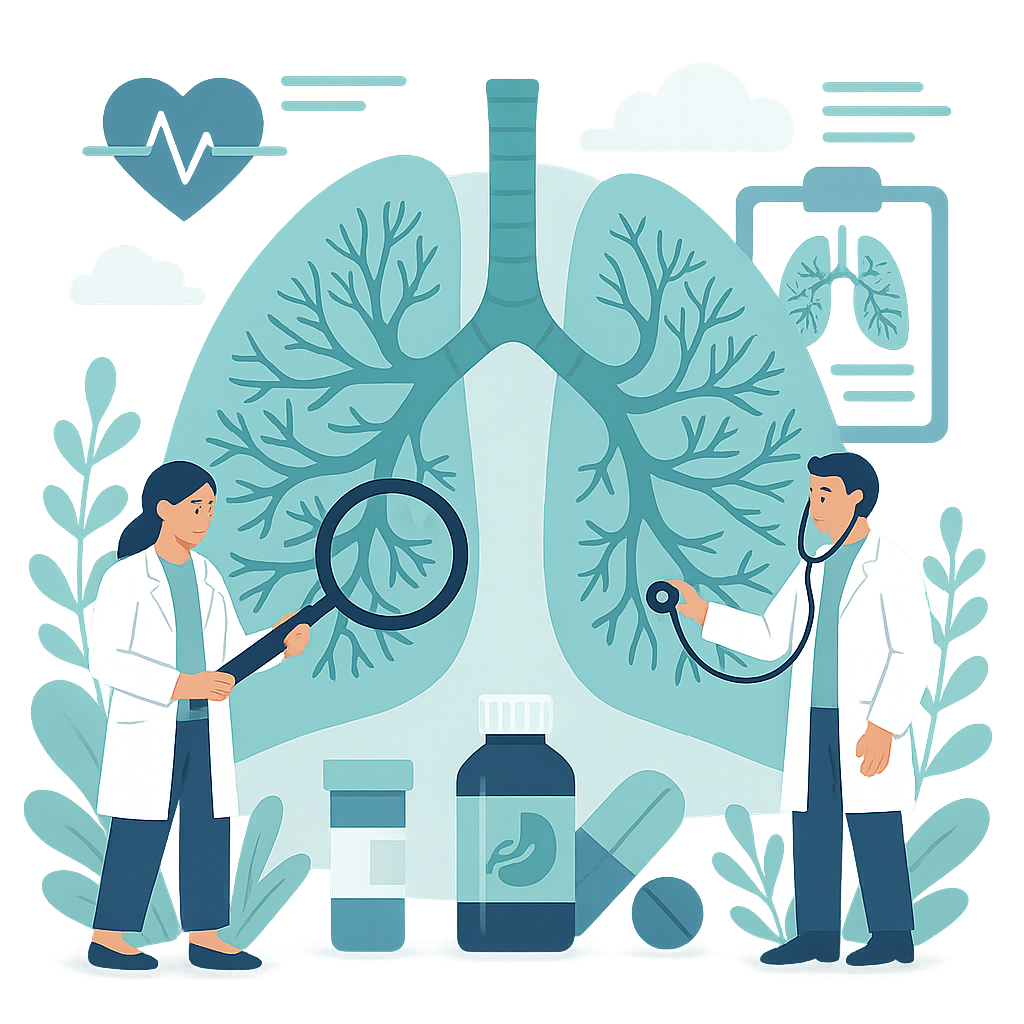 Illustration medicale - Préface du dossier pneumologie