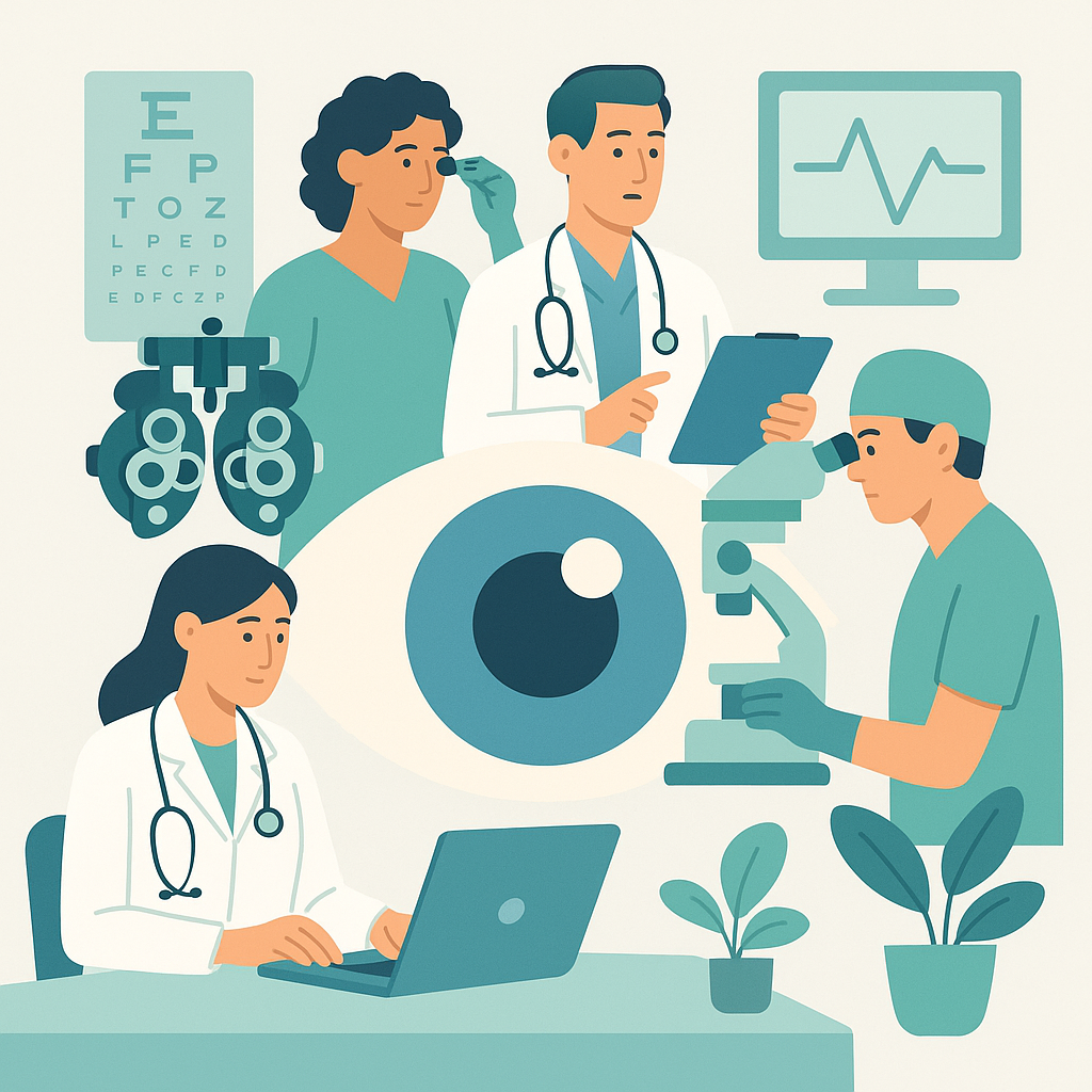 Illustration medicale - Présentation du dossier - Ophtalmologie N° 95