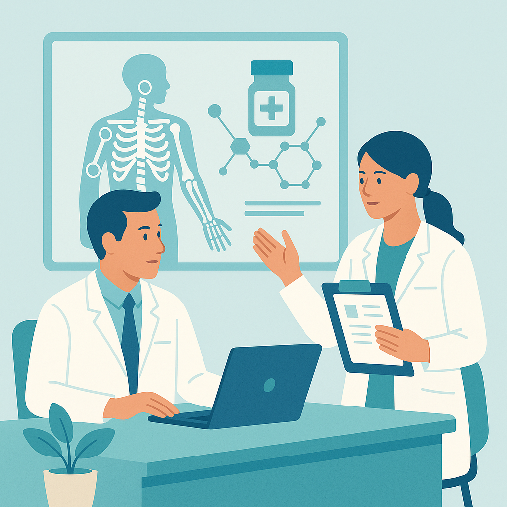 Illustration medicale - Présentation du dossier Rhumatologie N°99