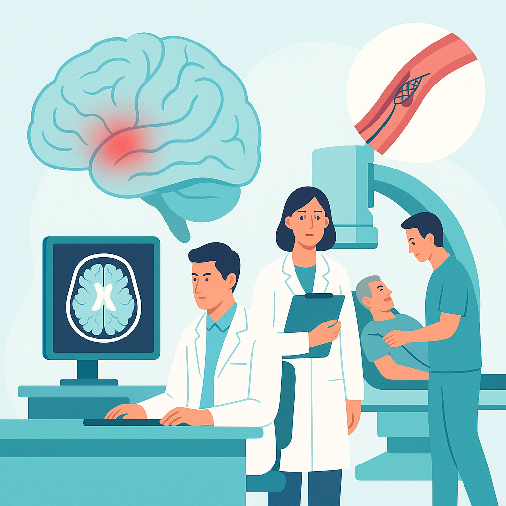 Illustration medicale - Prise en charge des AVC : nouveautés et perspectives.