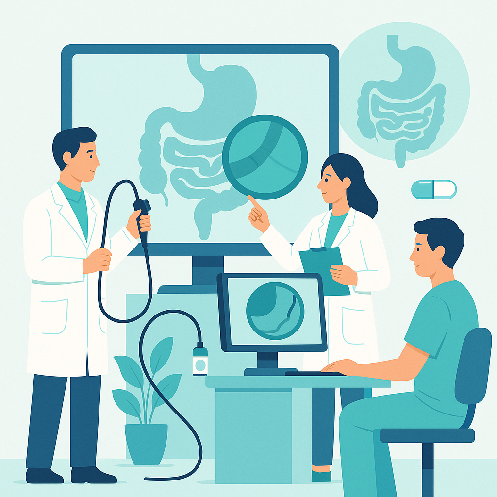 Illustration medicale - Progrès en Endoscopies digestives