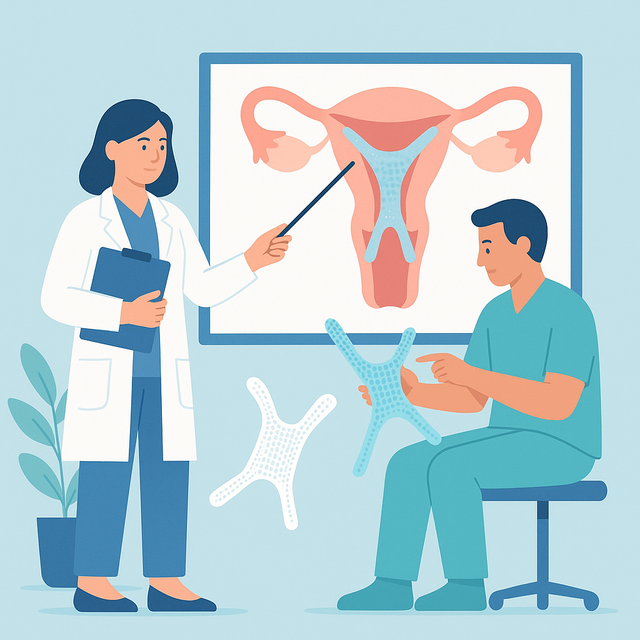 Prothèses vaginales pour la chirurgie du prolapsus