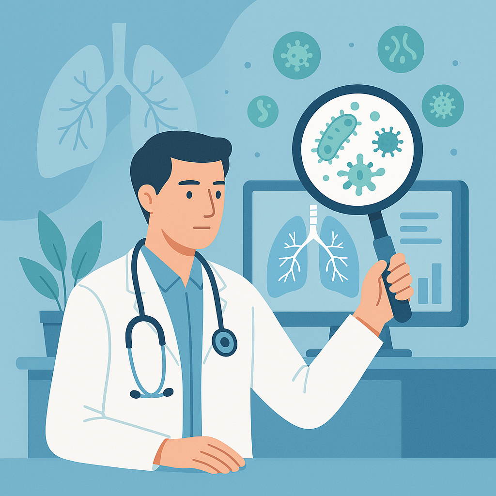 Illustration medicale - Quoi de neuf dans le domaine des infections  respiratoires ?