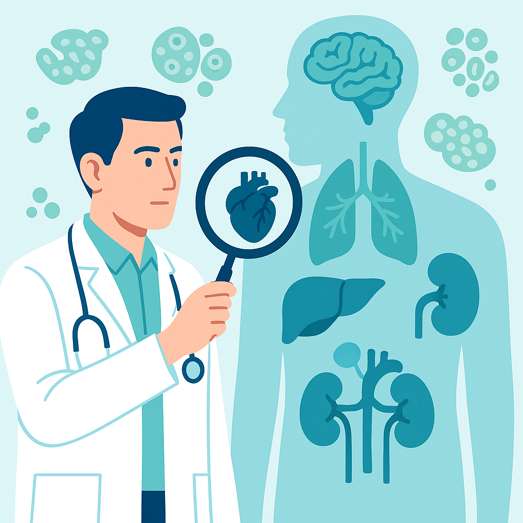 Illustration medicale - Regard médical sur la physiologie, la physiopathologie et le traitement des défaillances d'organe