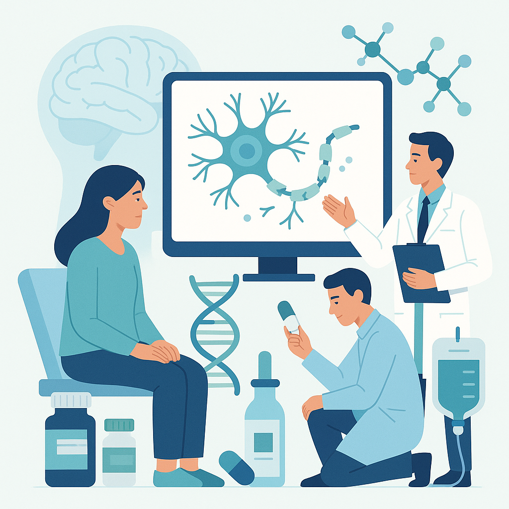 Illustration medicale - Sclérose en plaques : avancées thérapeutiques