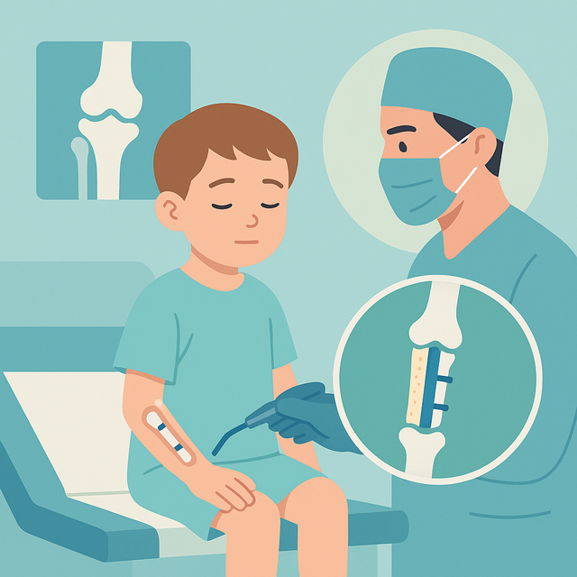 Technique de la membrane induite chez l'enfant