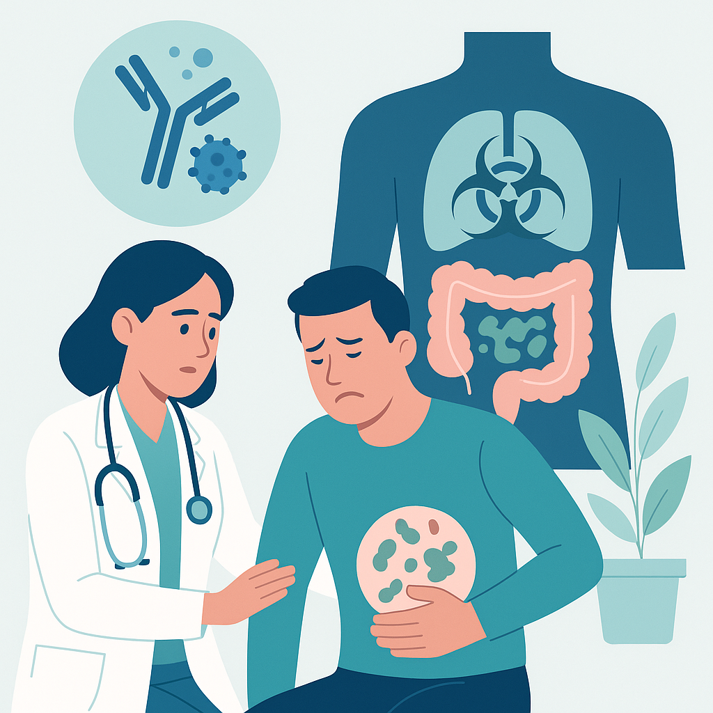 Illustration medicale - Toxicité digestive des immunothérapies anti-cancéreuses