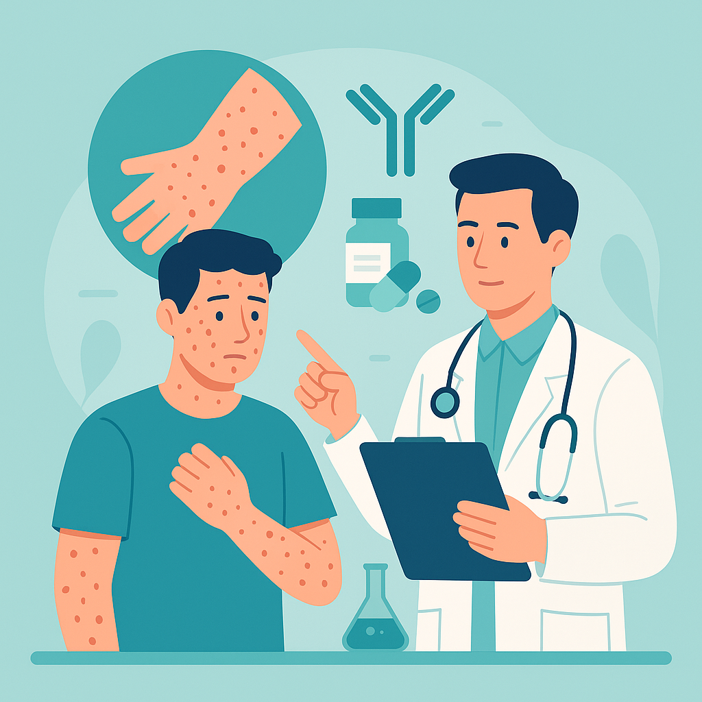 Illustration medicale - Toxidermies aux nouvelles thérapeutiques