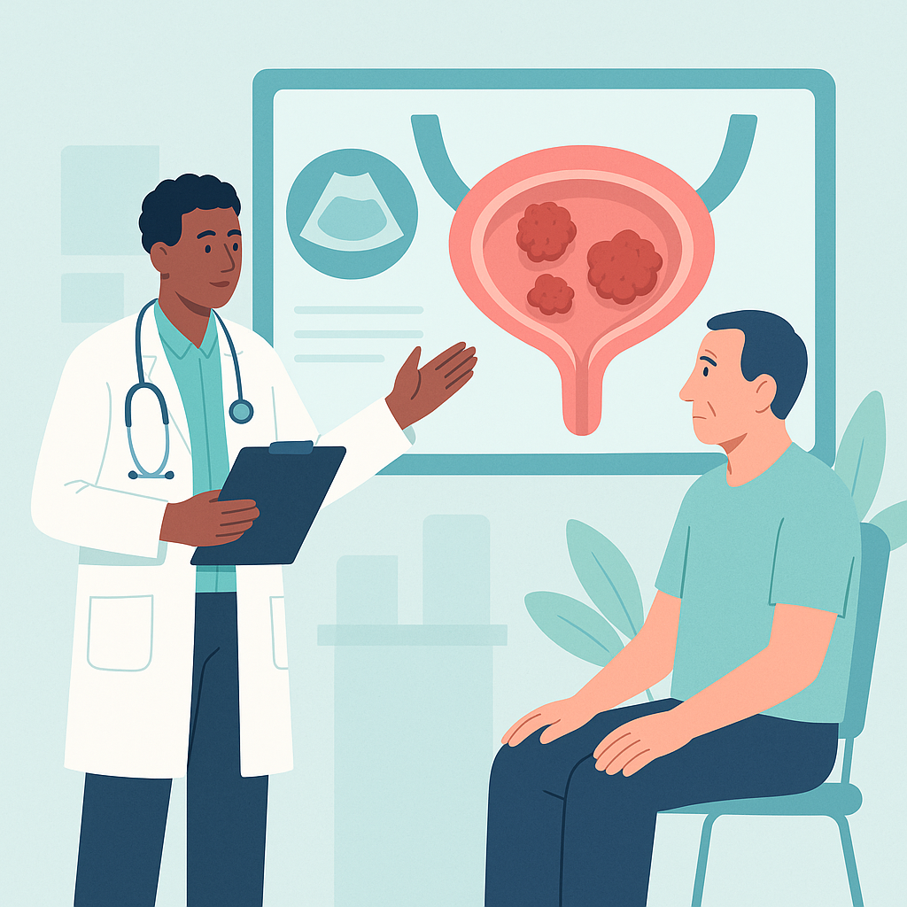 Illustration medicale - Tumeurs de véssie