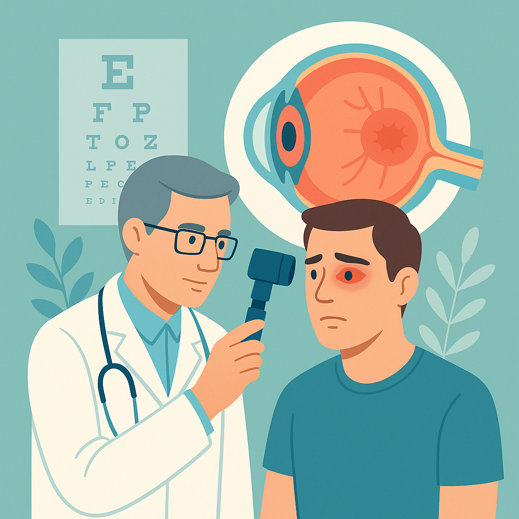 Illustration medicale - Uvéites - Entretien avec Antoine Brézin